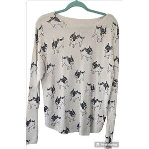 Olivia & Grace Cashmere Blend French Bulldog Lightweight Sweater